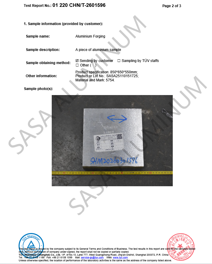 Stainless Steel Bar Test Report Information