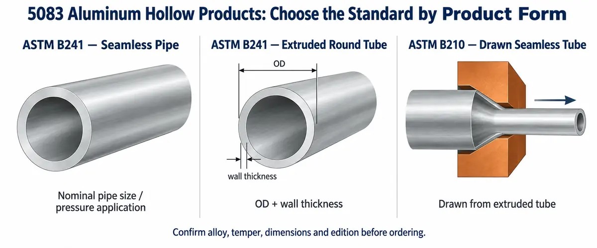 5083 Aluminum Seamless Pipe: Standards, Tempers and RFQ Guide