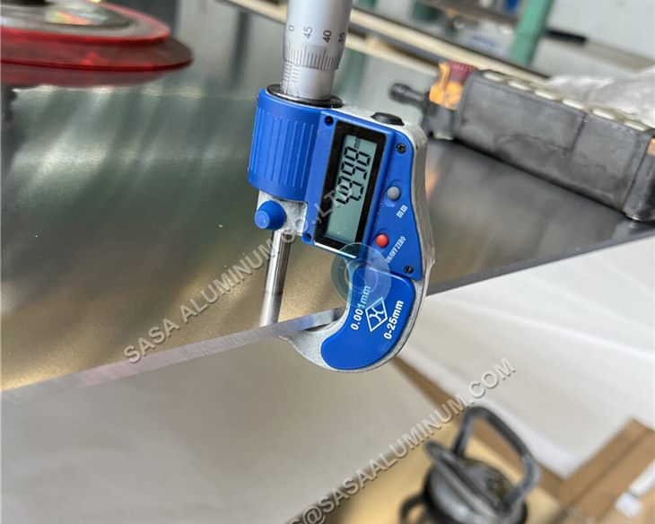 5083-H116 marine aluminum plate thickness inspection