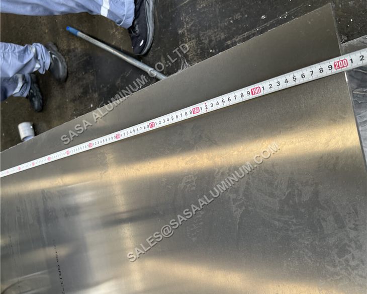 5083-H116 marine aluminum plate length inspection for shipbuilding