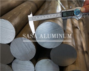 Barre ronde en aluminium 6005