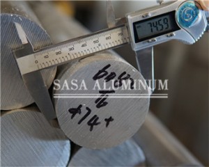 Barre ronde en aluminium 6082 T6