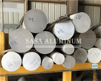 ASTM B221 T6511 Temper 6061 Aluminum Round Rod Finish Mill 24 Length 2 Diameter Unpolished Extruded 