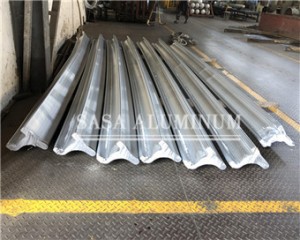 Halbovale Aluminiumstangen