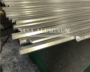 Barre hexagonale en aluminium