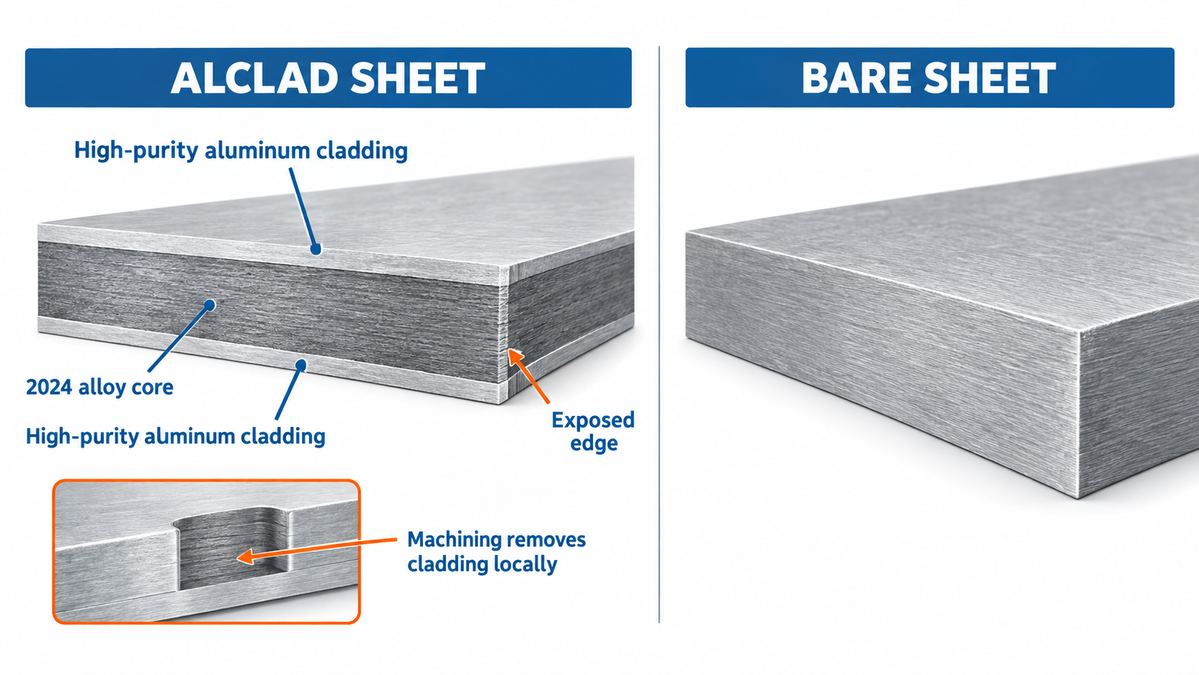 Alclad vs Bare Aluminum: Corrosion, Machining and RFQ Guide