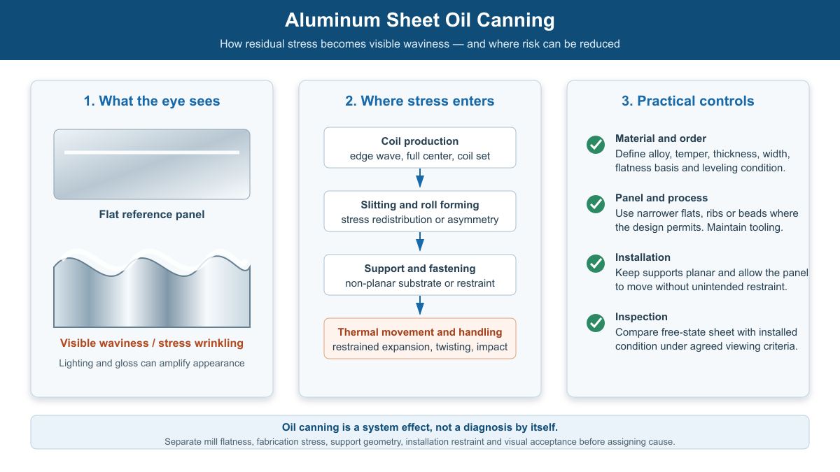 Aluminum Sheet Oil Canning: Causes and Prevention
