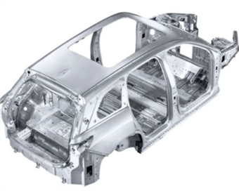 Aluminum products are used in new energy vehicles